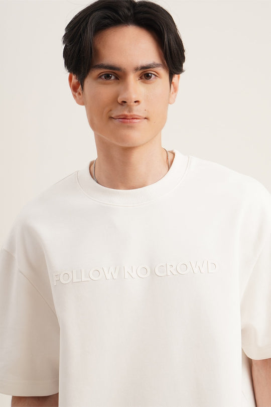 Follow No Crowd Relaxed Fit Graphic T-Shirt