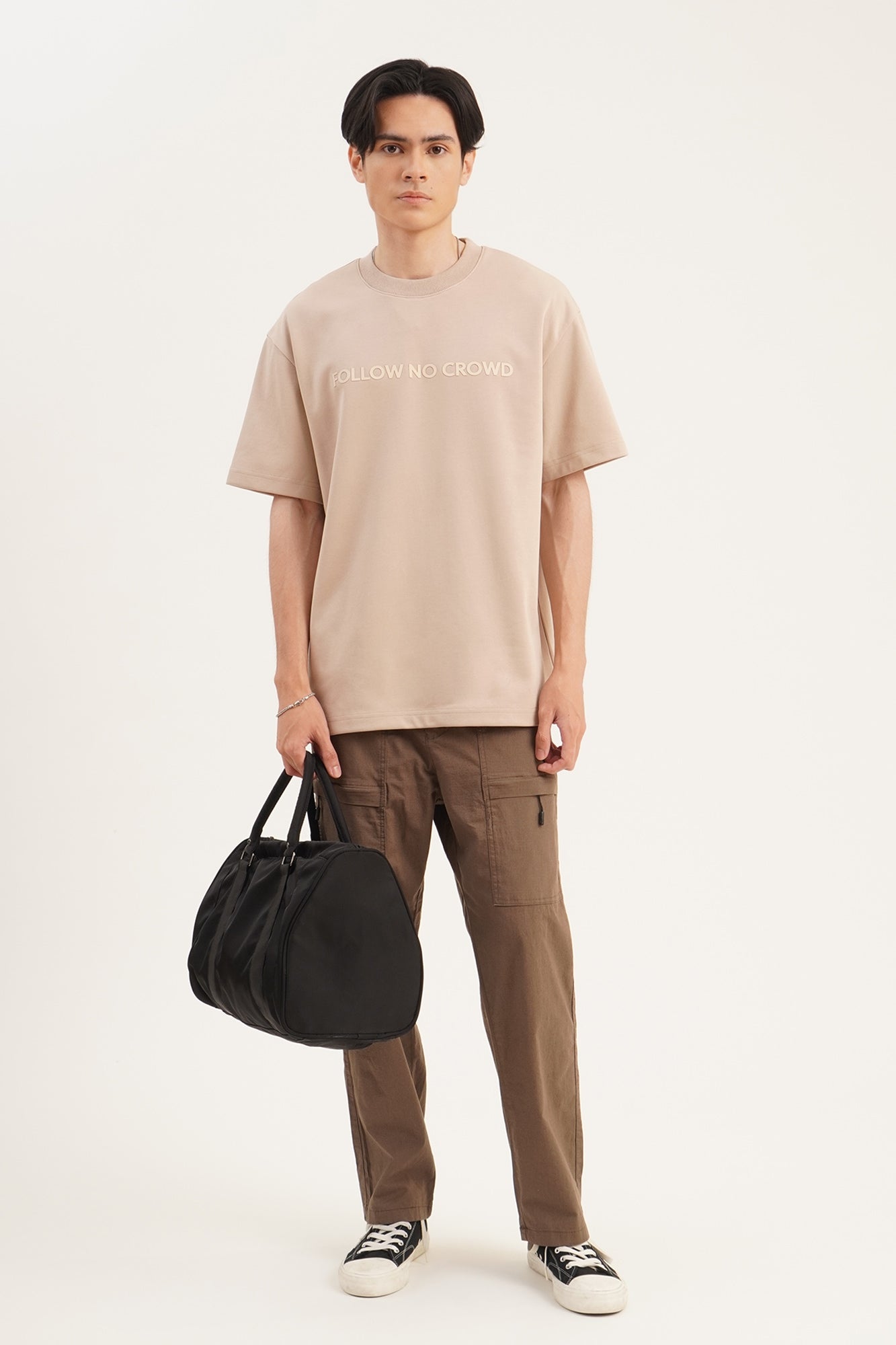 Follow No Crowd Relaxed Fit Graphic T-Shirt