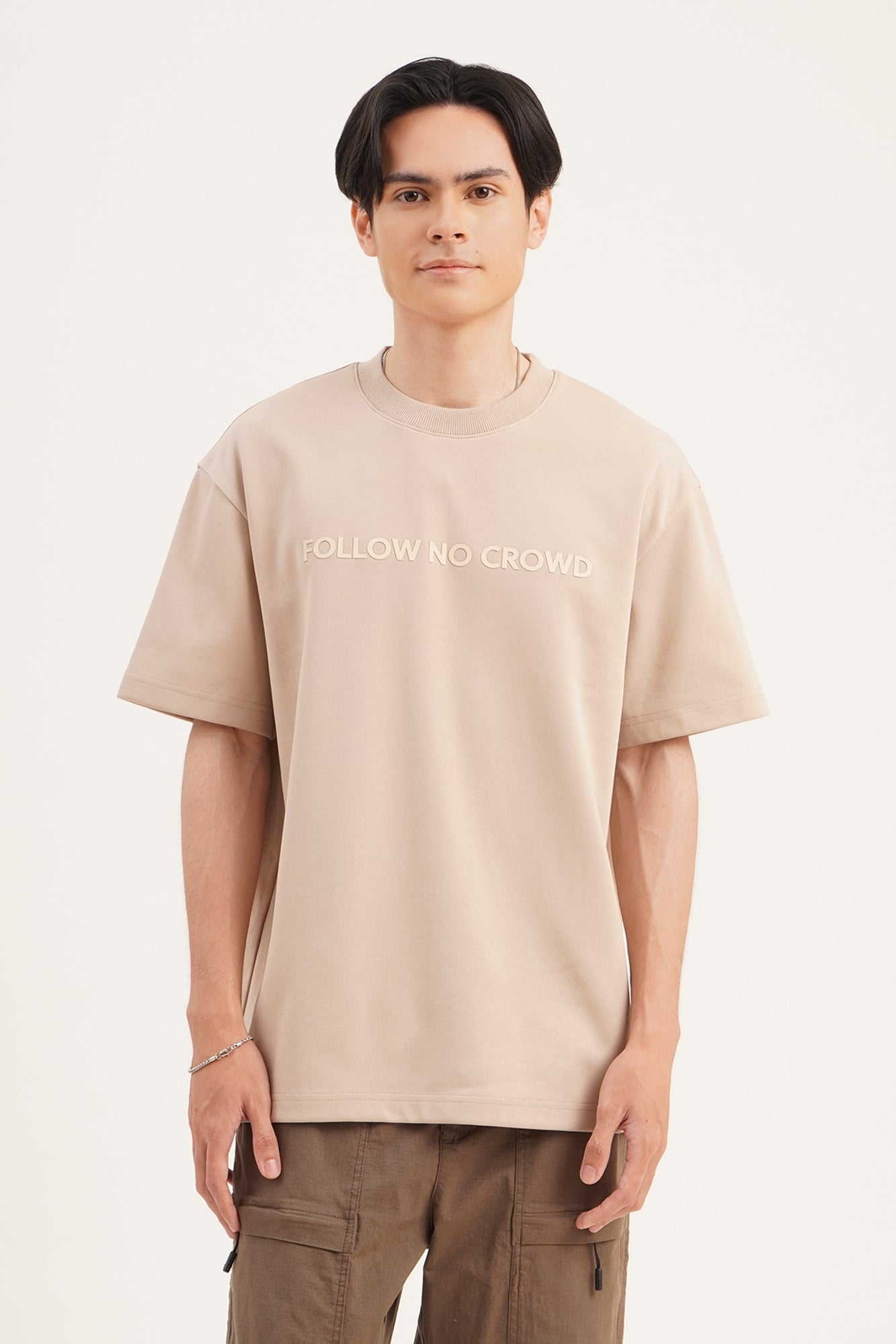 Follow No Crowd Relaxed Fit Graphic T-Shirt