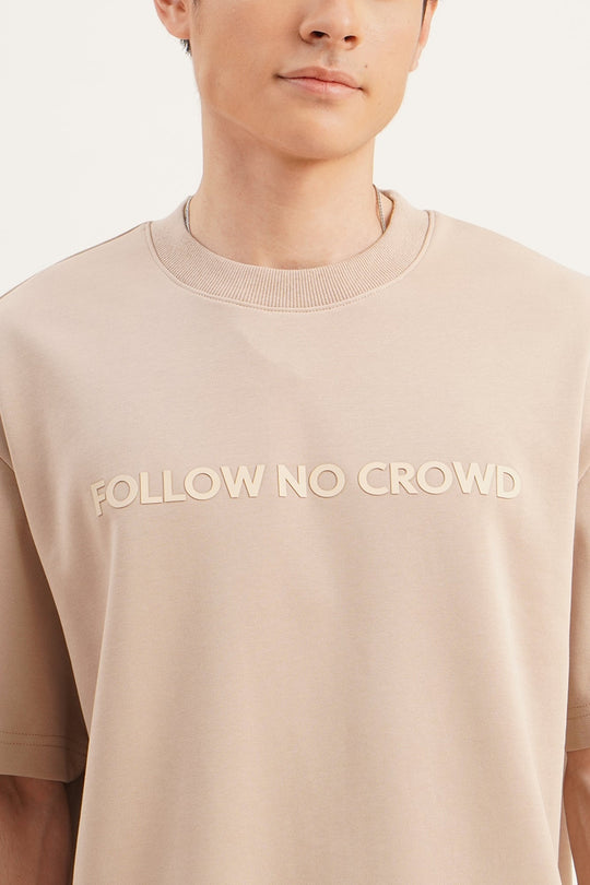 Follow No Crowd Relaxed Fit Graphic T-Shirt