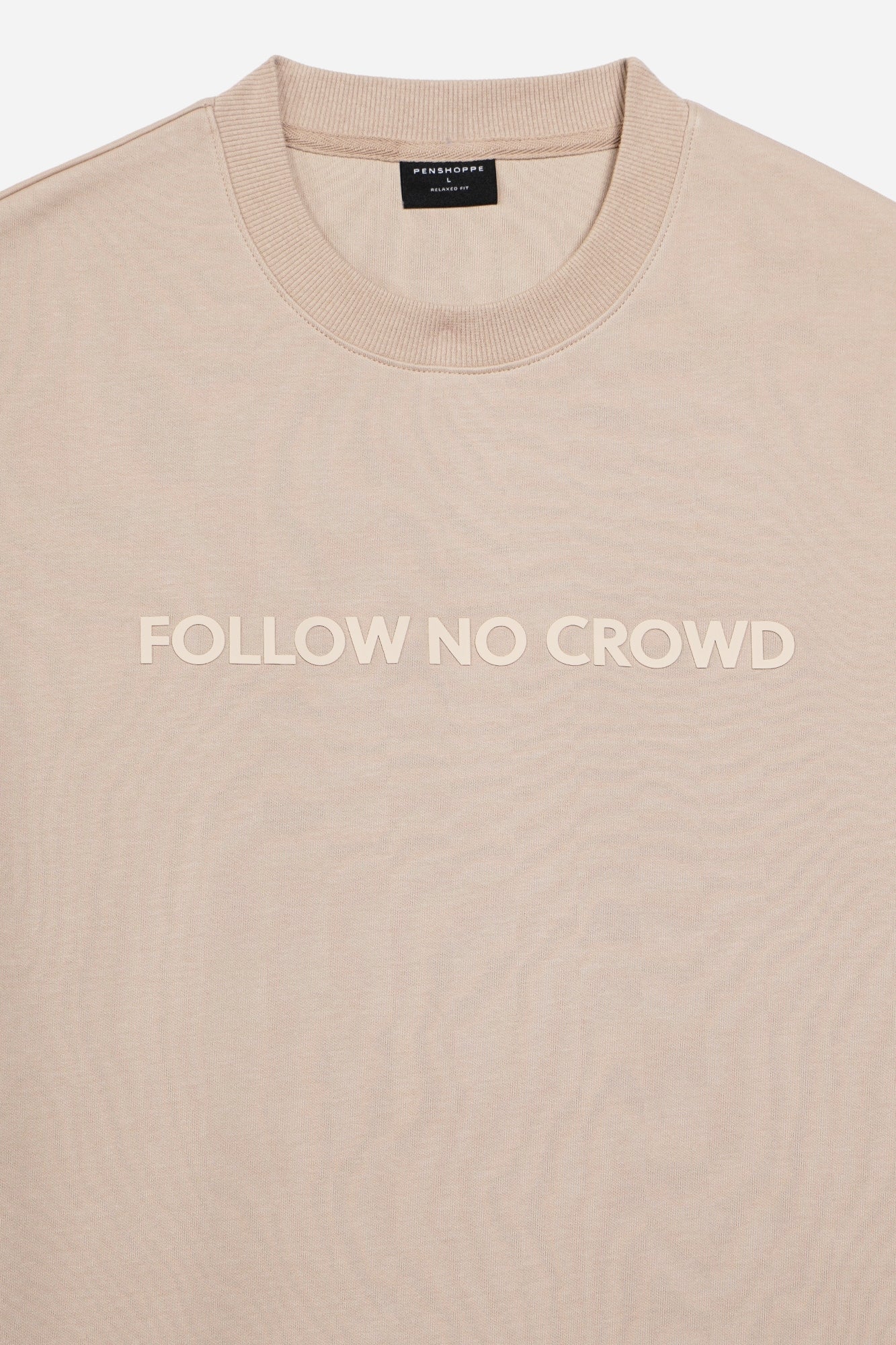 Follow No Crowd Relaxed Fit Graphic T-Shirt
