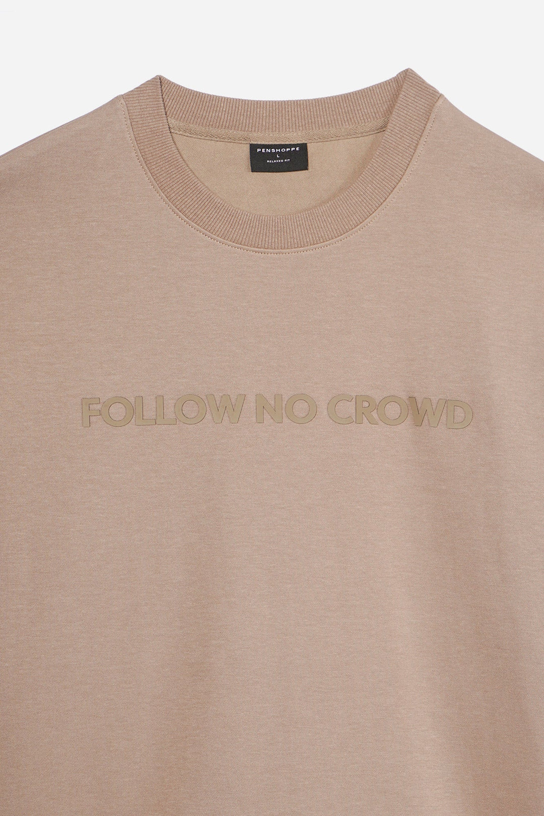 Follow No Crowd Relaxed Fit Graphic T-Shirt