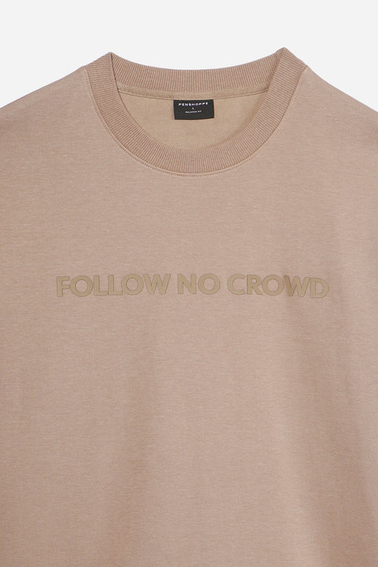 Follow No Crowd Relaxed Fit Graphic T-Shirt