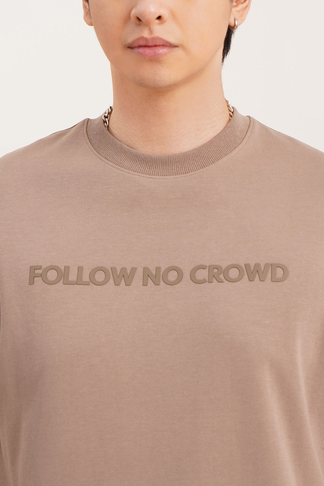 Follow No Crowd Relaxed Fit Graphic T-Shirt