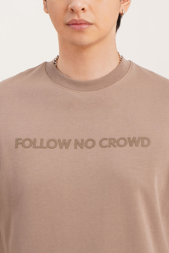 Follow No Crowd Relaxed Fit Graphic T-Shirt