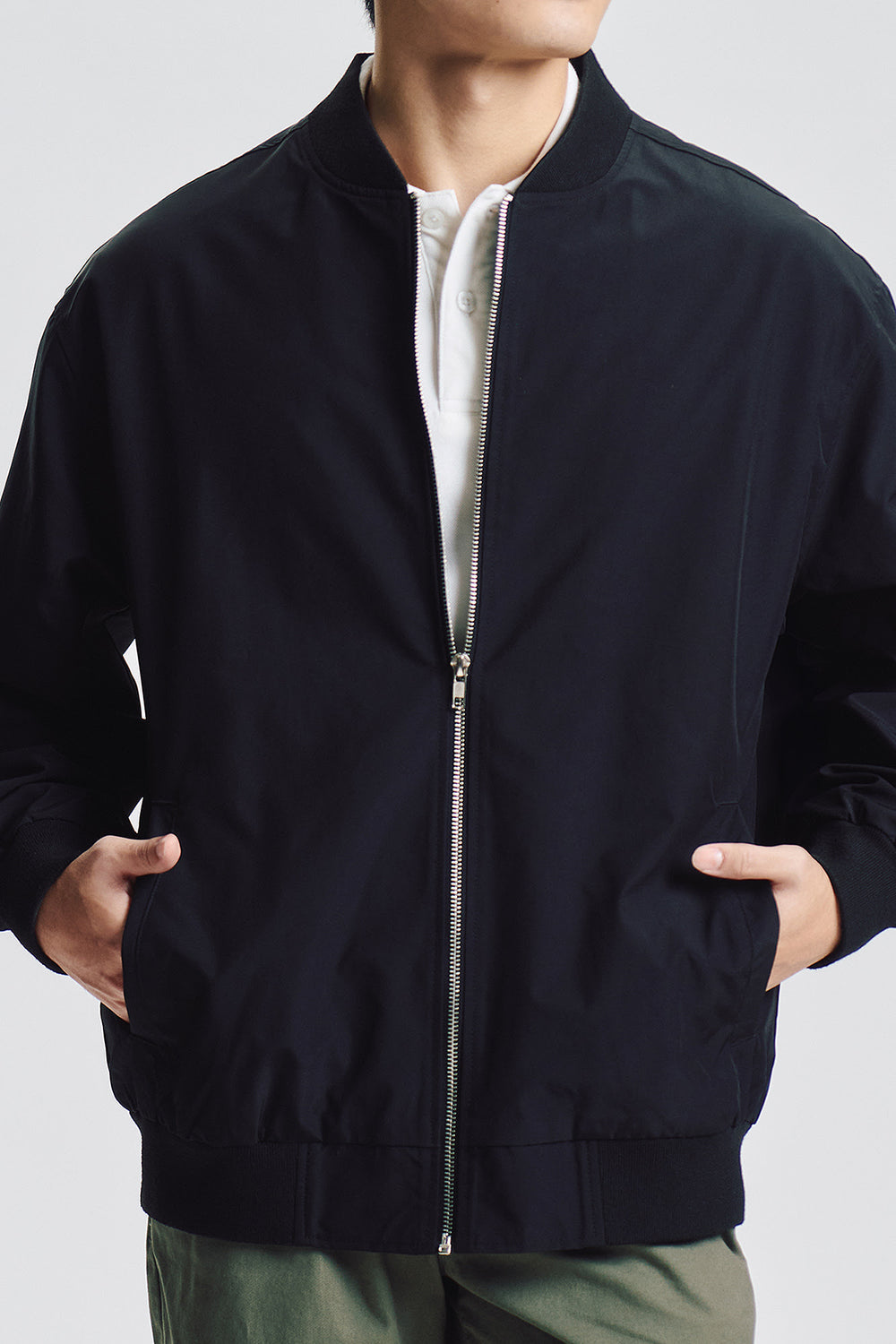 Essentials Relaxed Bomber Jacket