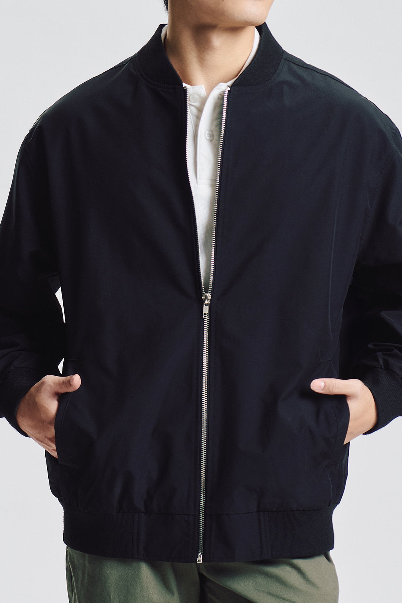 Essentials Relaxed Bomber Jacket
