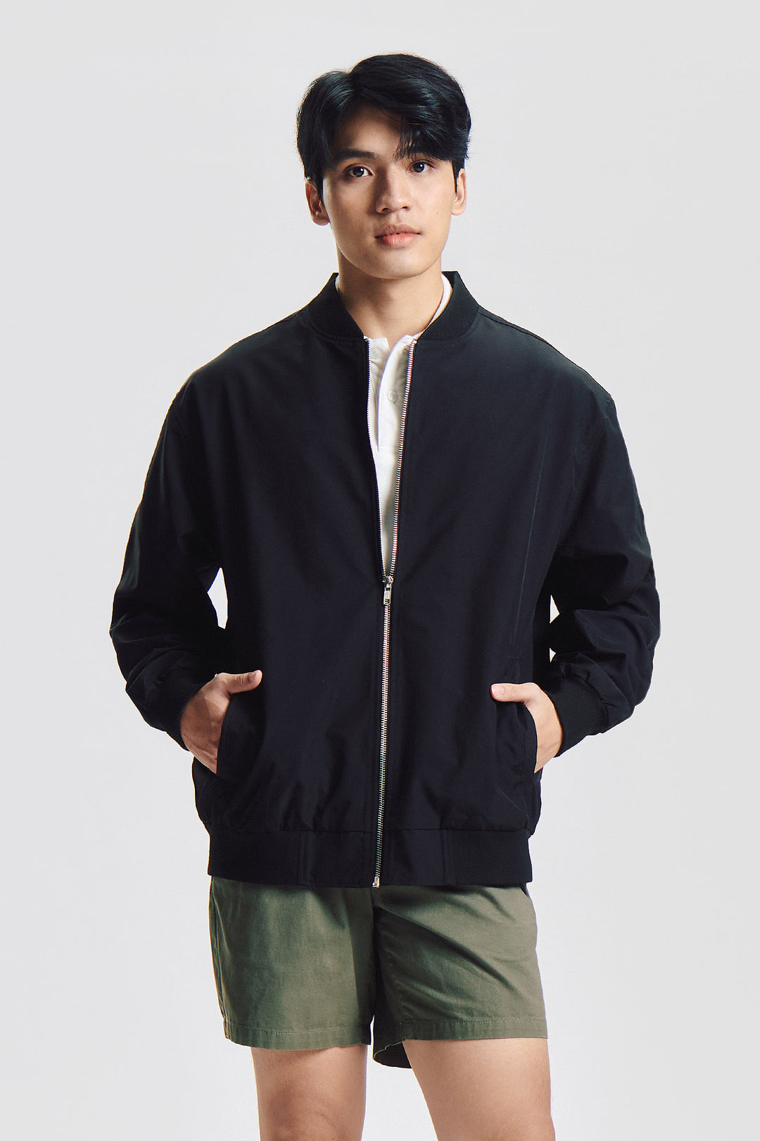 Essentials Relaxed Bomber Jacket