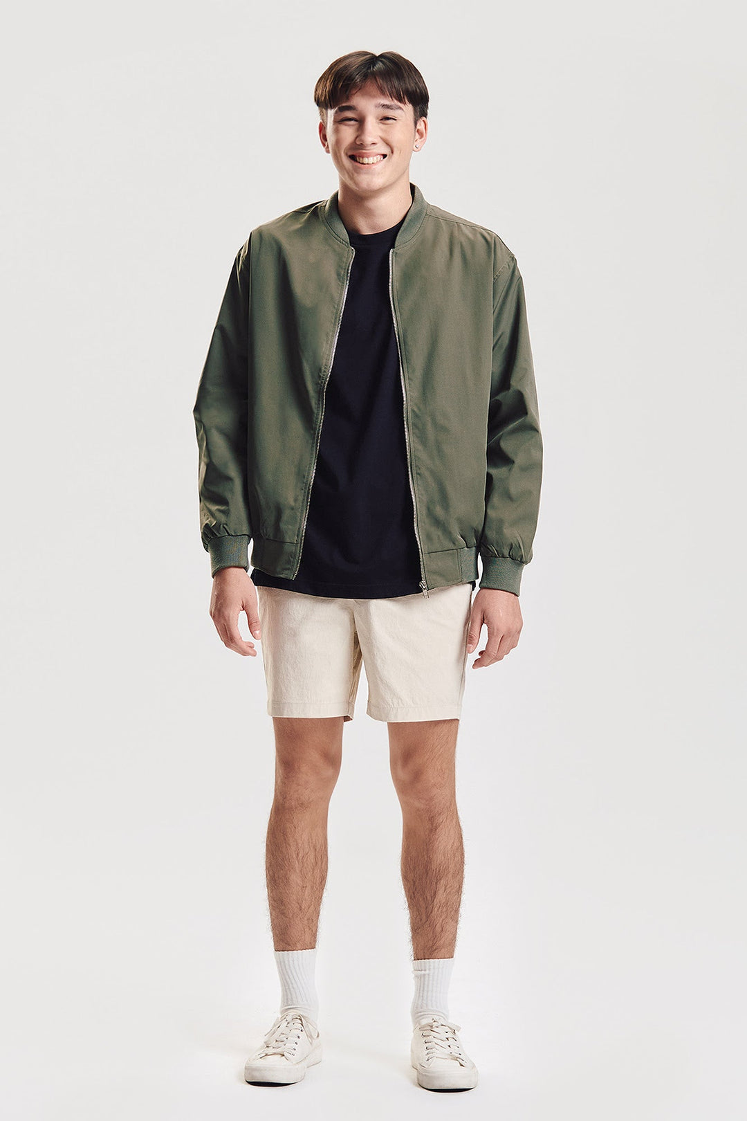 Essentials Relaxed Bomber Jacket