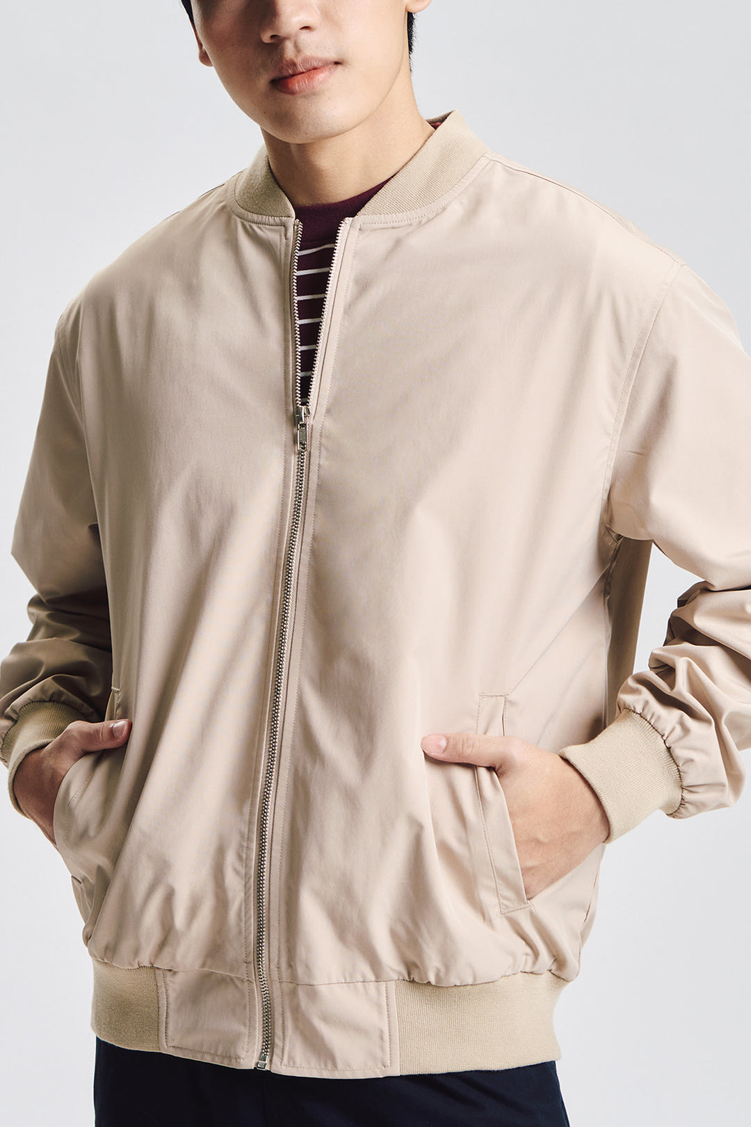Essentials Relaxed Bomber Jacket
