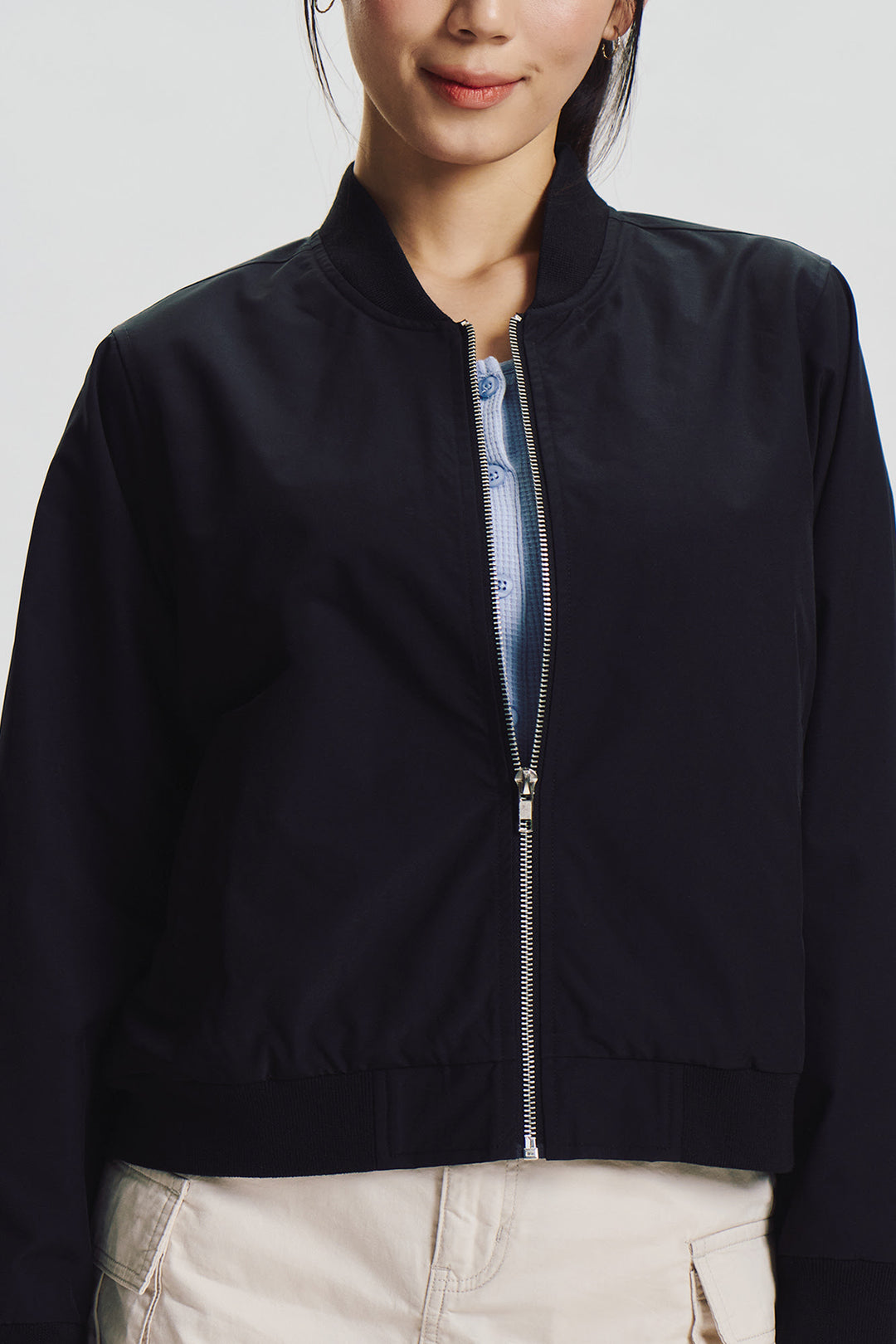 Essentials Relaxed Bomber Jacket