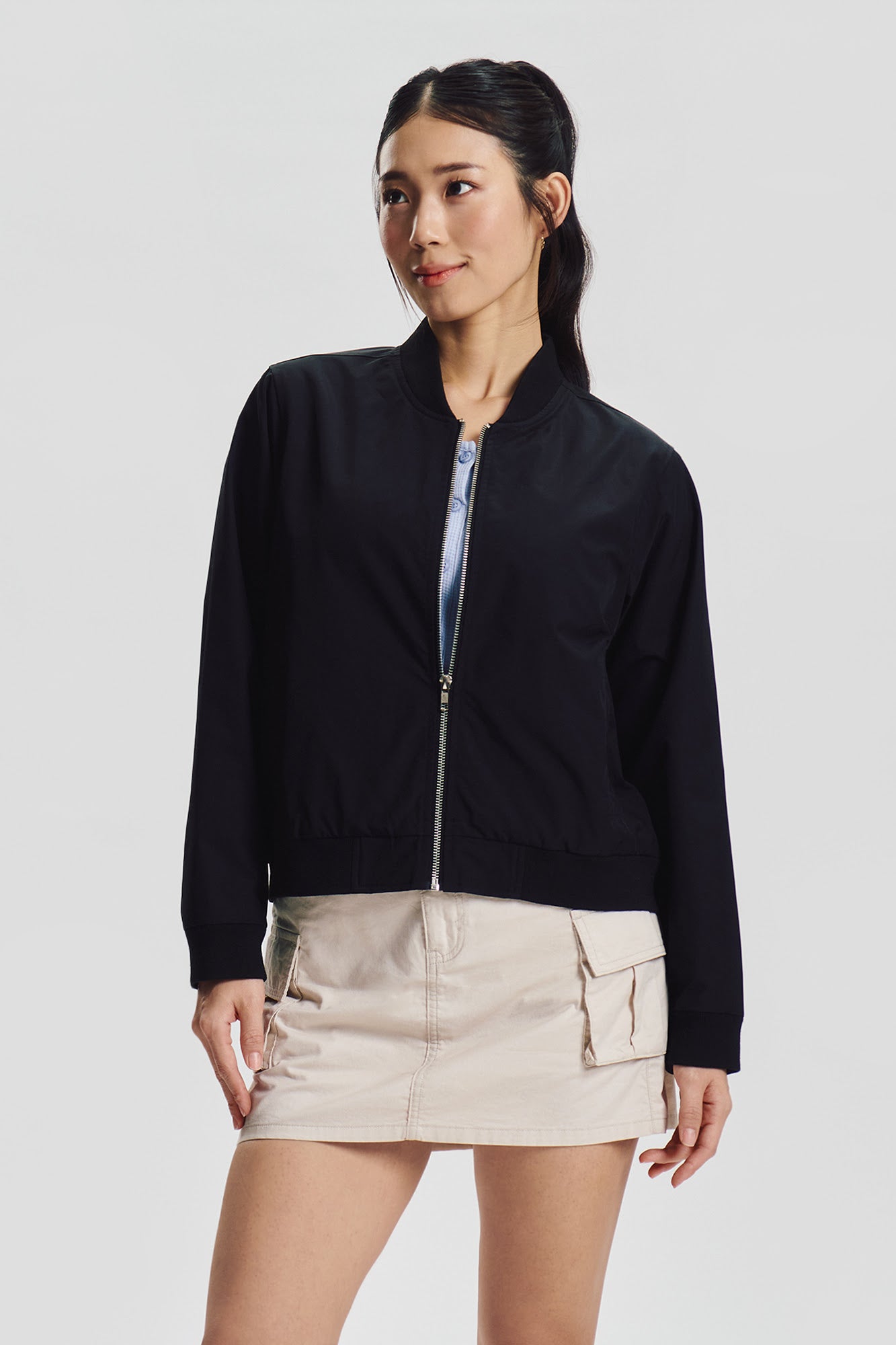 Essentials Relaxed Bomber Jacket