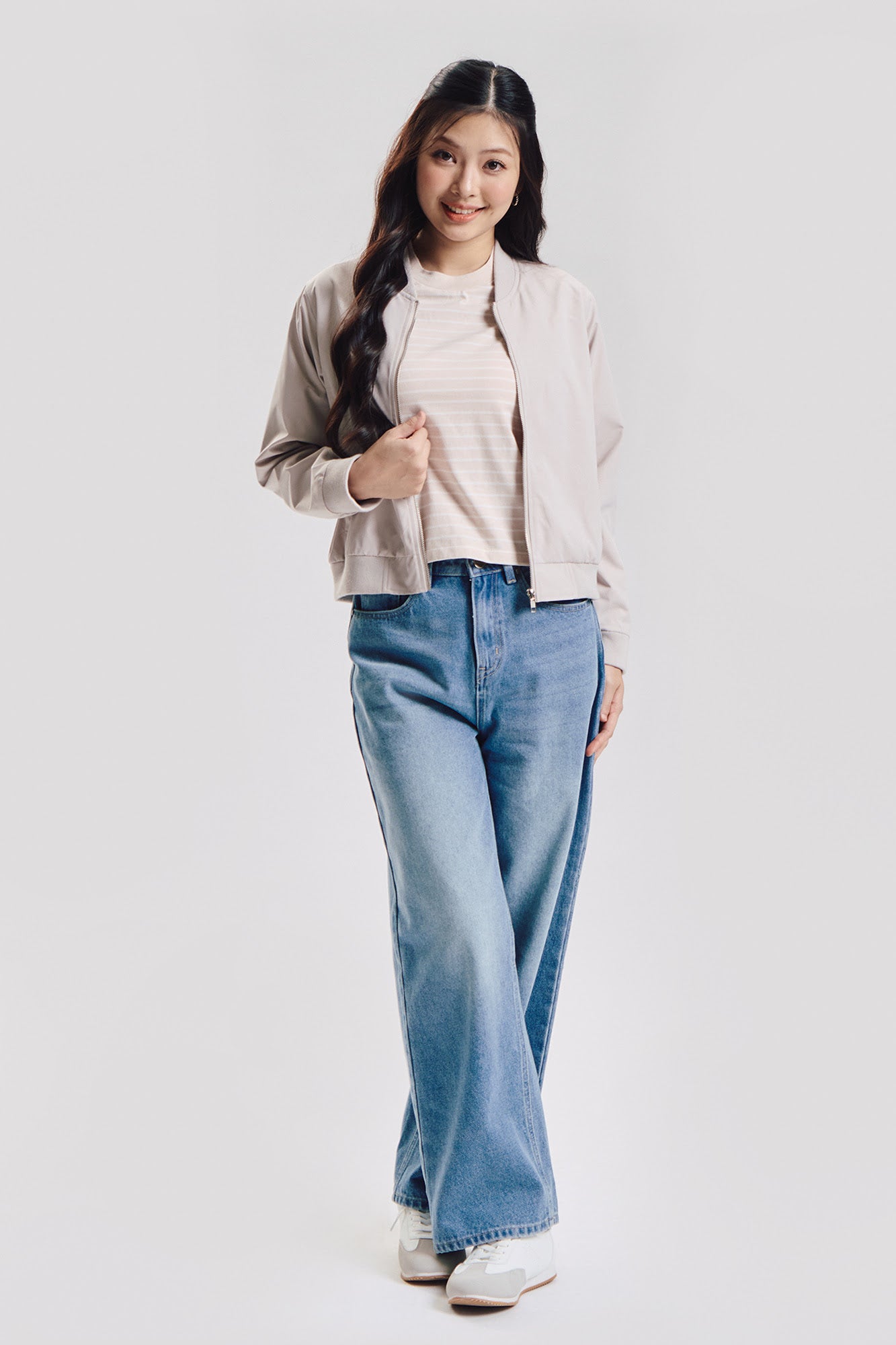 Relaxed Fit Bomber Jacket