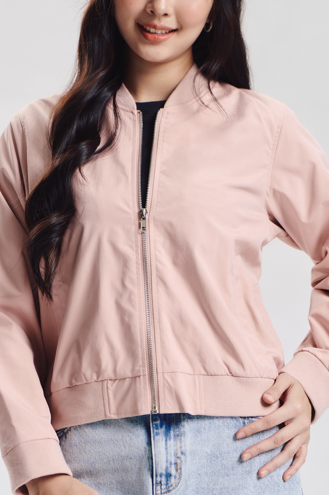 Essentials Relaxed Bomber Jacket