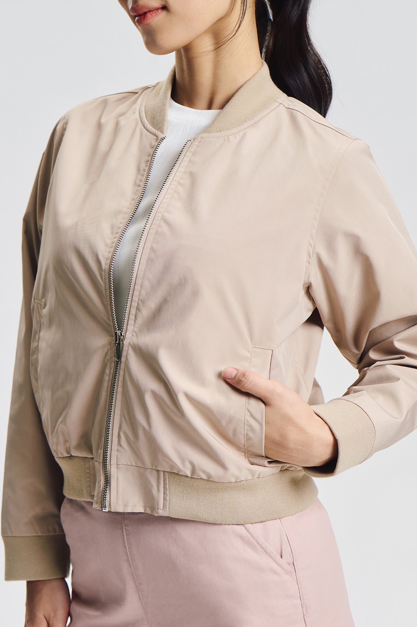 Essentials Relaxed Bomber Jacket