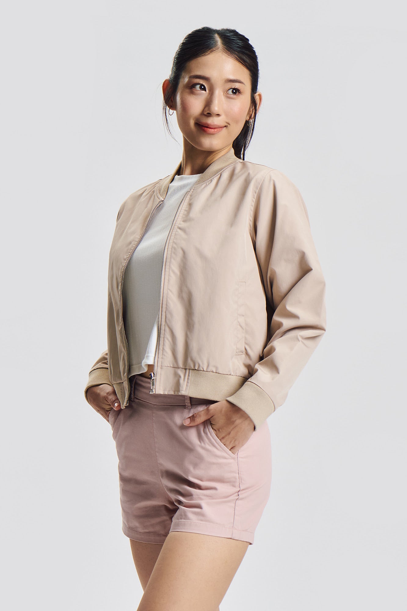 Essentials Relaxed Bomber Jacket