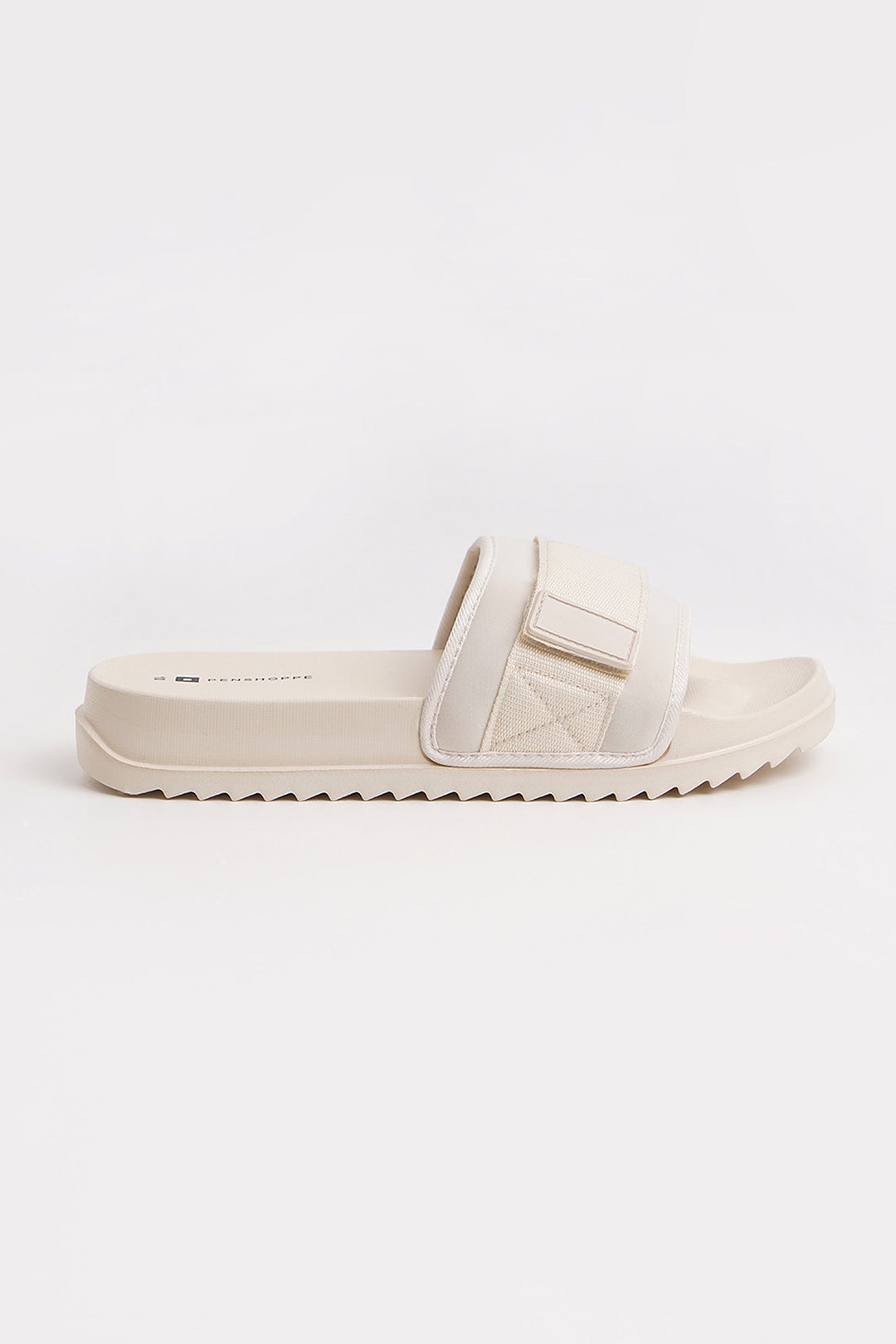 Women's Rubber Slides with Velcro Band