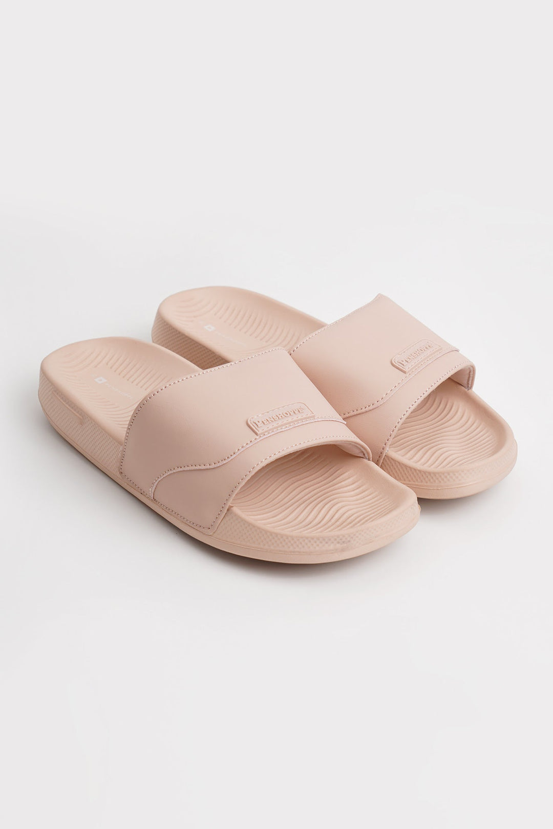 Women's Neoprene Band Slides with Textured Rubber Sole