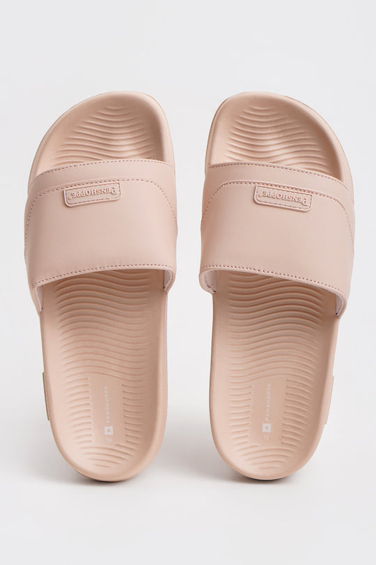 Women's Neoprene Band Slides with Textured Rubber Sole
