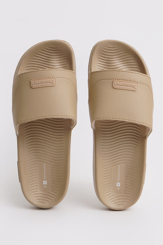 Women's Neoprene Band Slides with Textured Rubber Sole