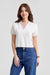 Relaxed Fit Flat Knit Polo with Branding