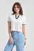Relaxed Fit Flat Knit Polo with Branding