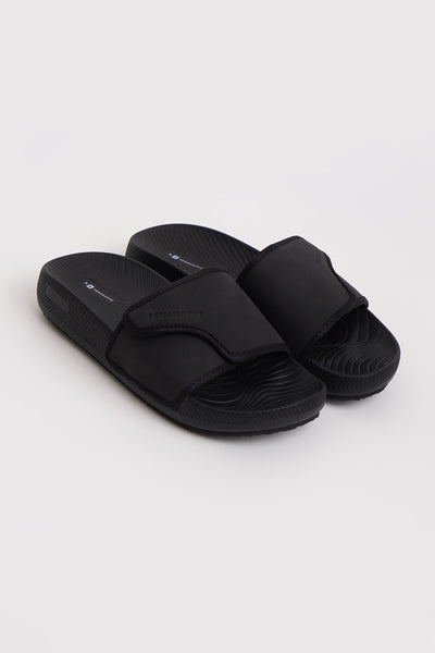 Women's Leather Slides with Soft Sole