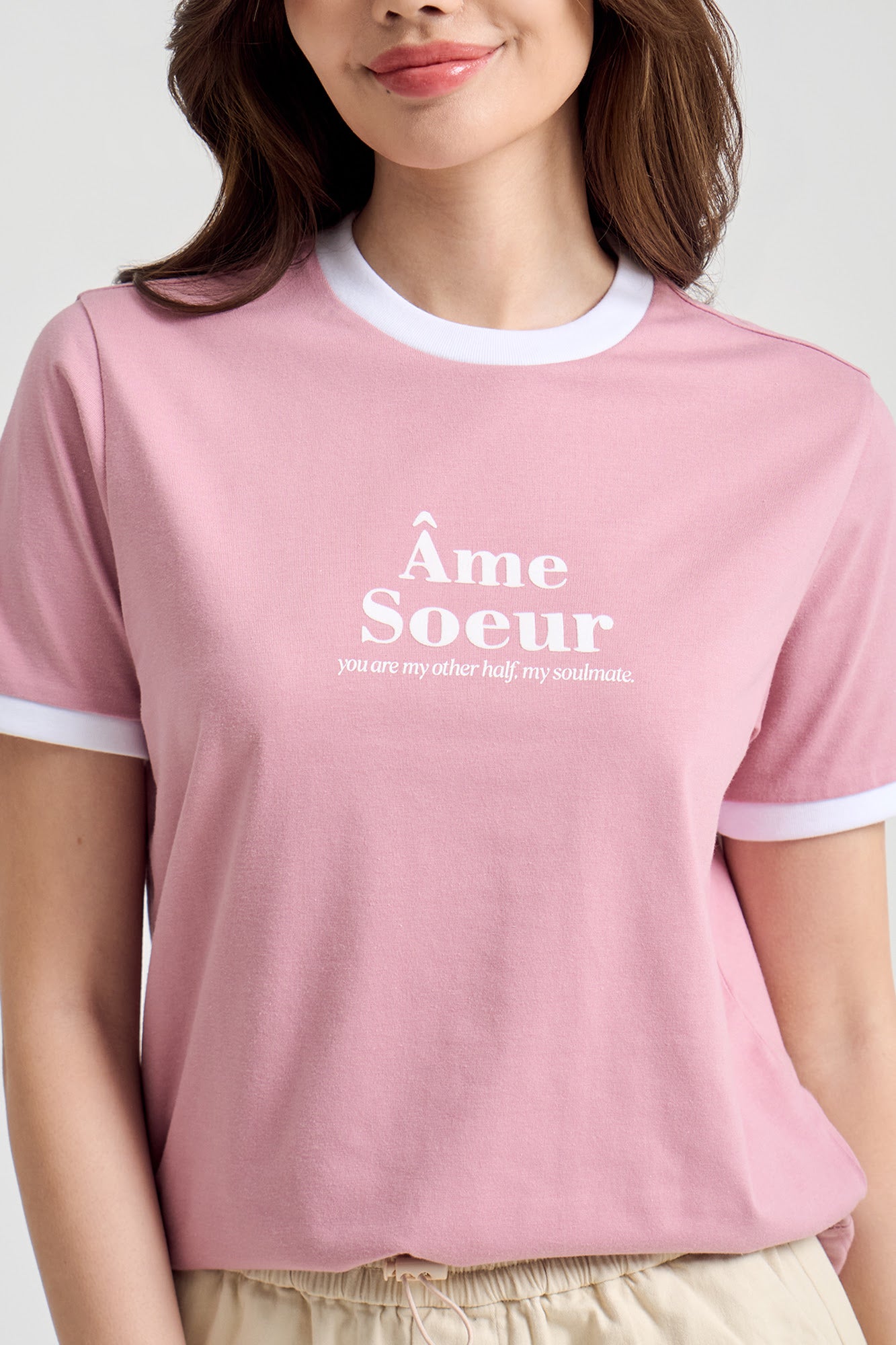 Ame Soeur Relaxed Fit Ringer Graphic T-Shirt – PENSHOPPE