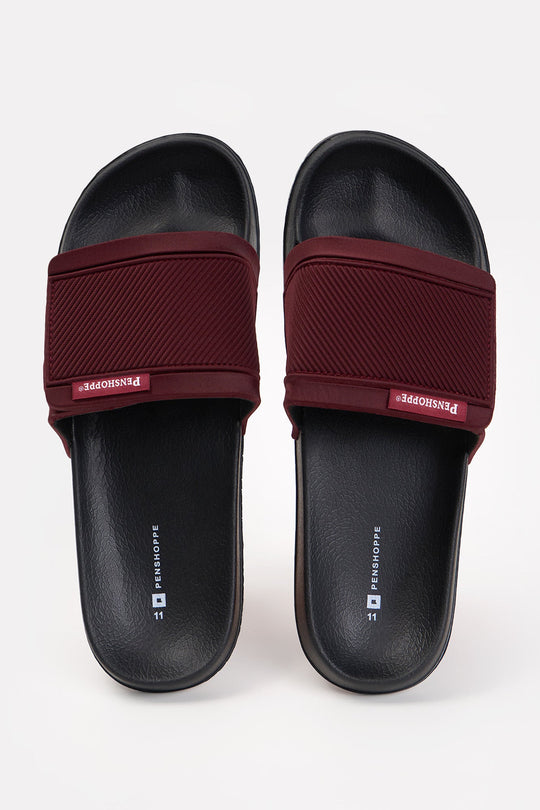 Men's Padded Mesh with Velcro Band Slides