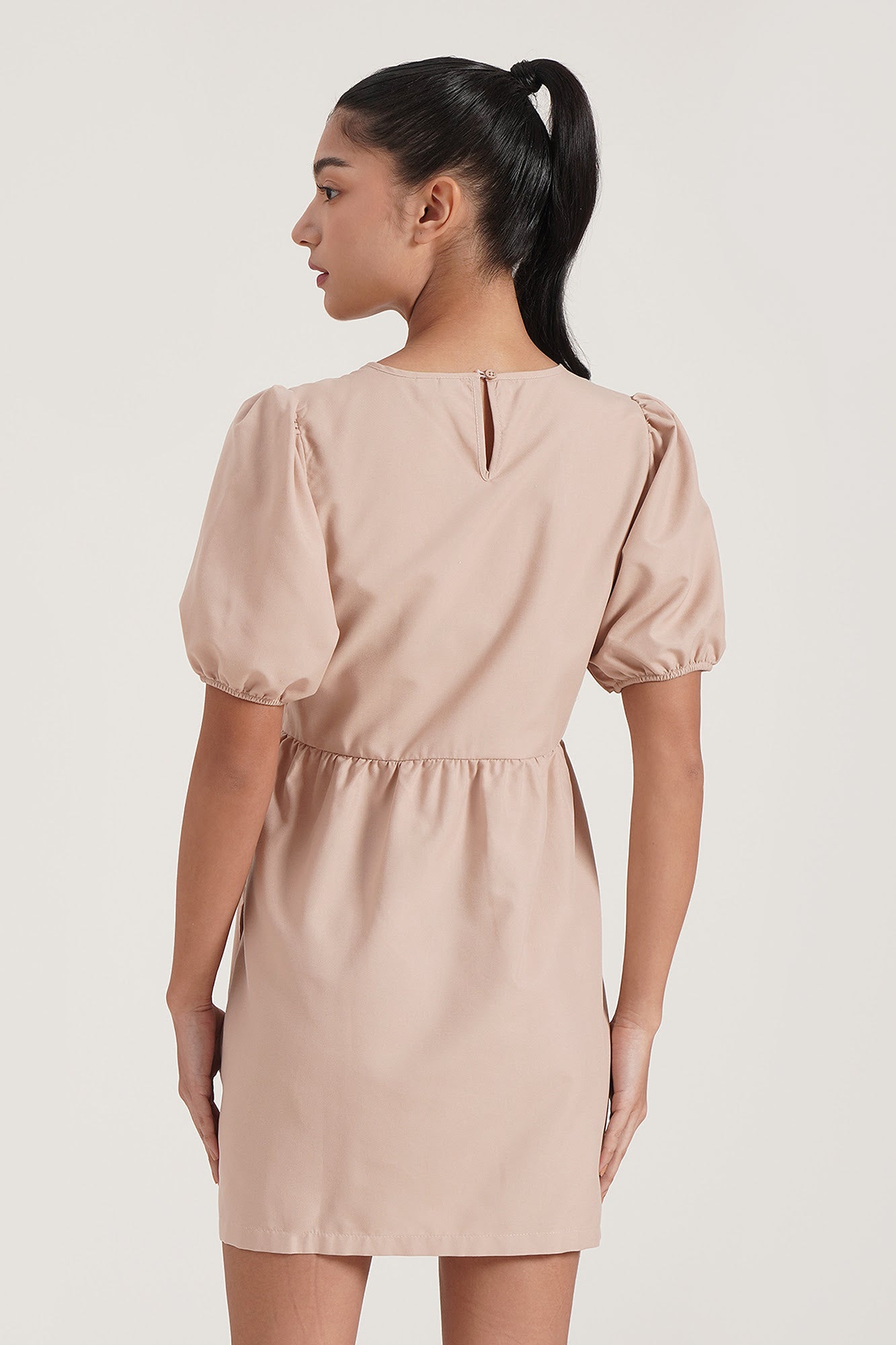 ワンピース herlipto Puff Sleeve Jersey Dress herlipto Puff Sleeve Jersey Dress - メルカリ