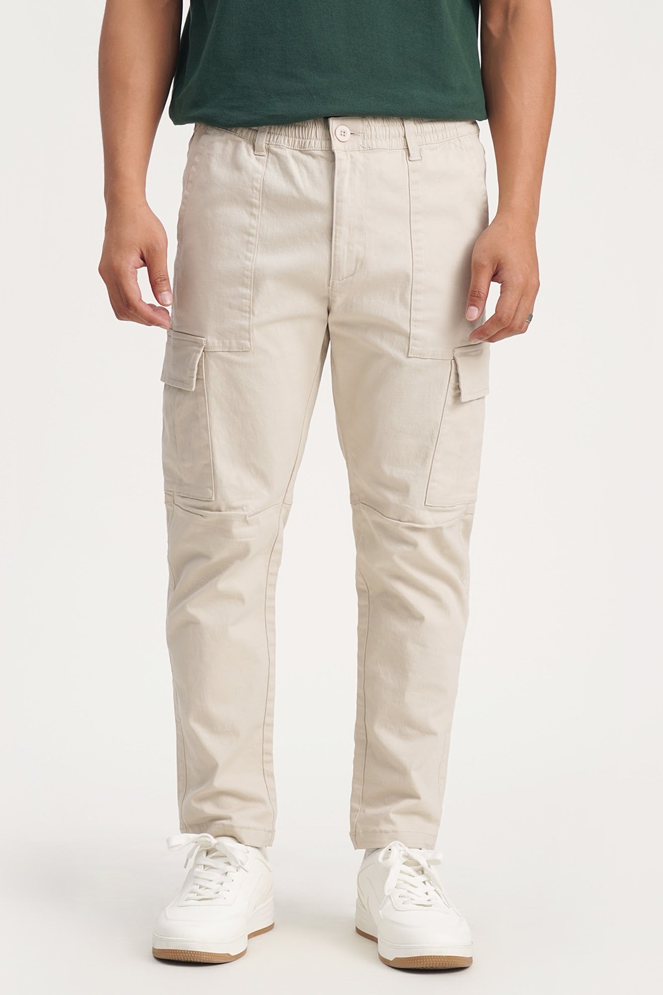 Slim Ankle Length Cargo Pants