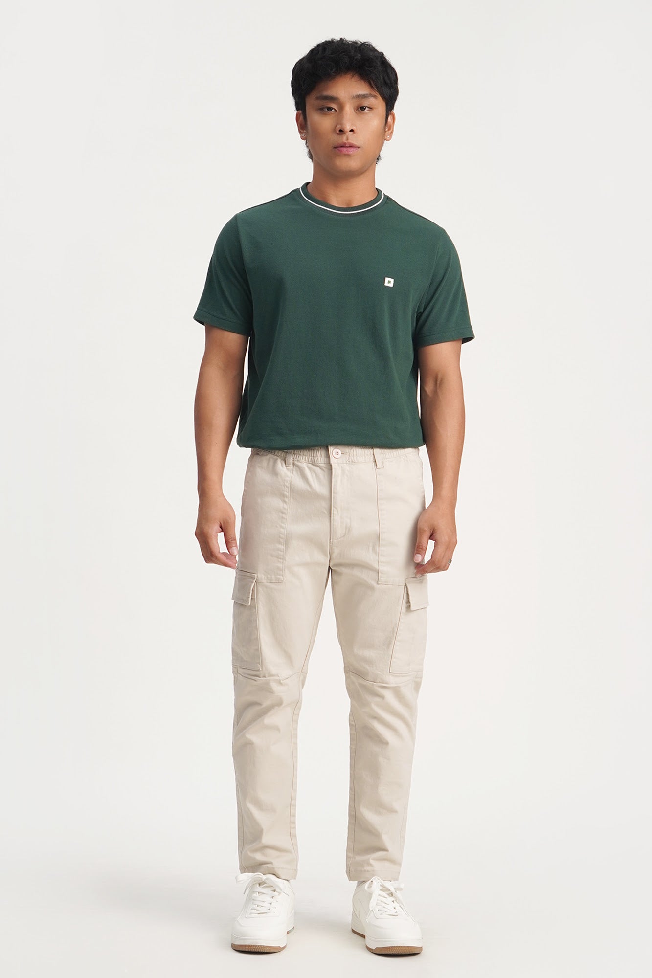 Slim Ankle Length Cargo Pants