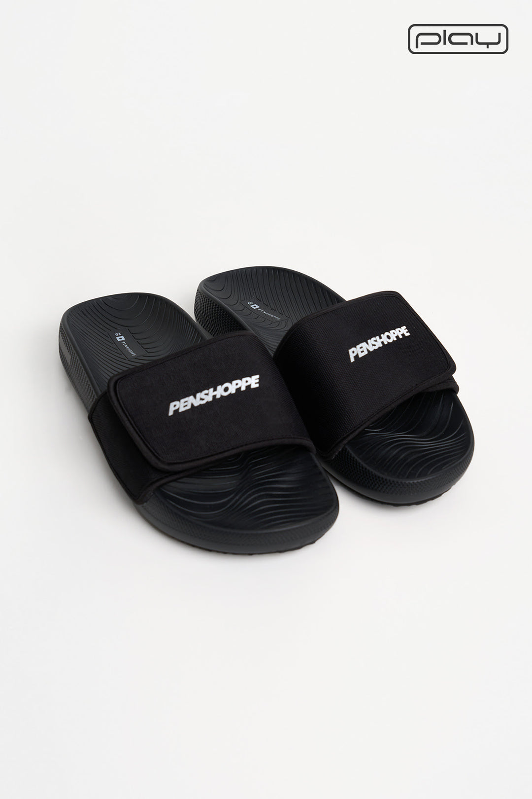 Men's Mesh Velcro Slides with Soft Footbed