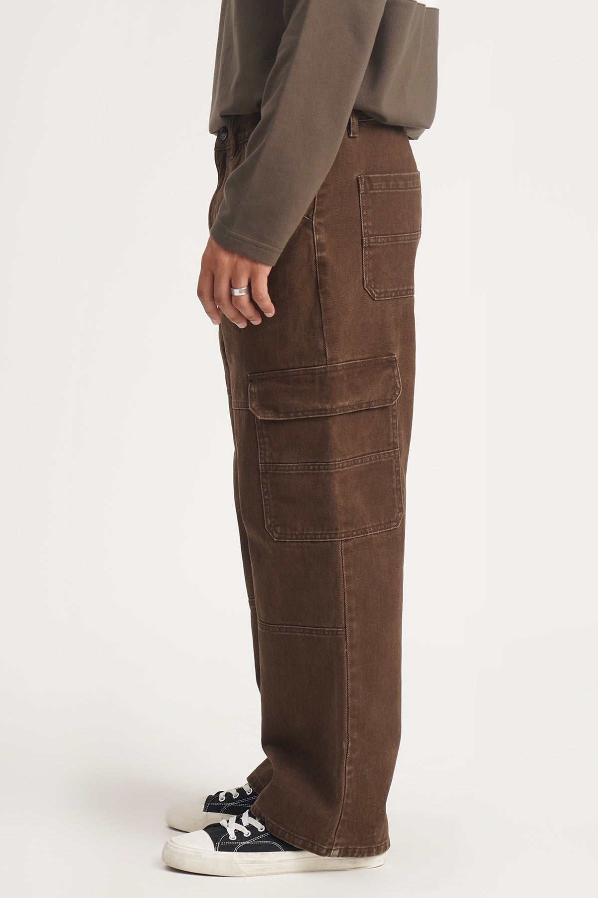★E.B.M★ Wide Fit Cargo Pants EMO5WPT030 Wide Fit Cargo Jeans – PENSHOPPE
