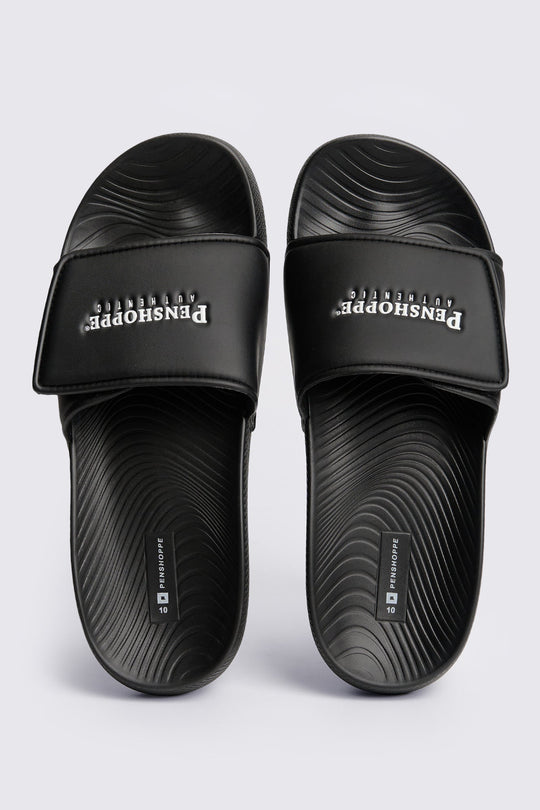 Men's Soft Sole Slides with Debossed Branding