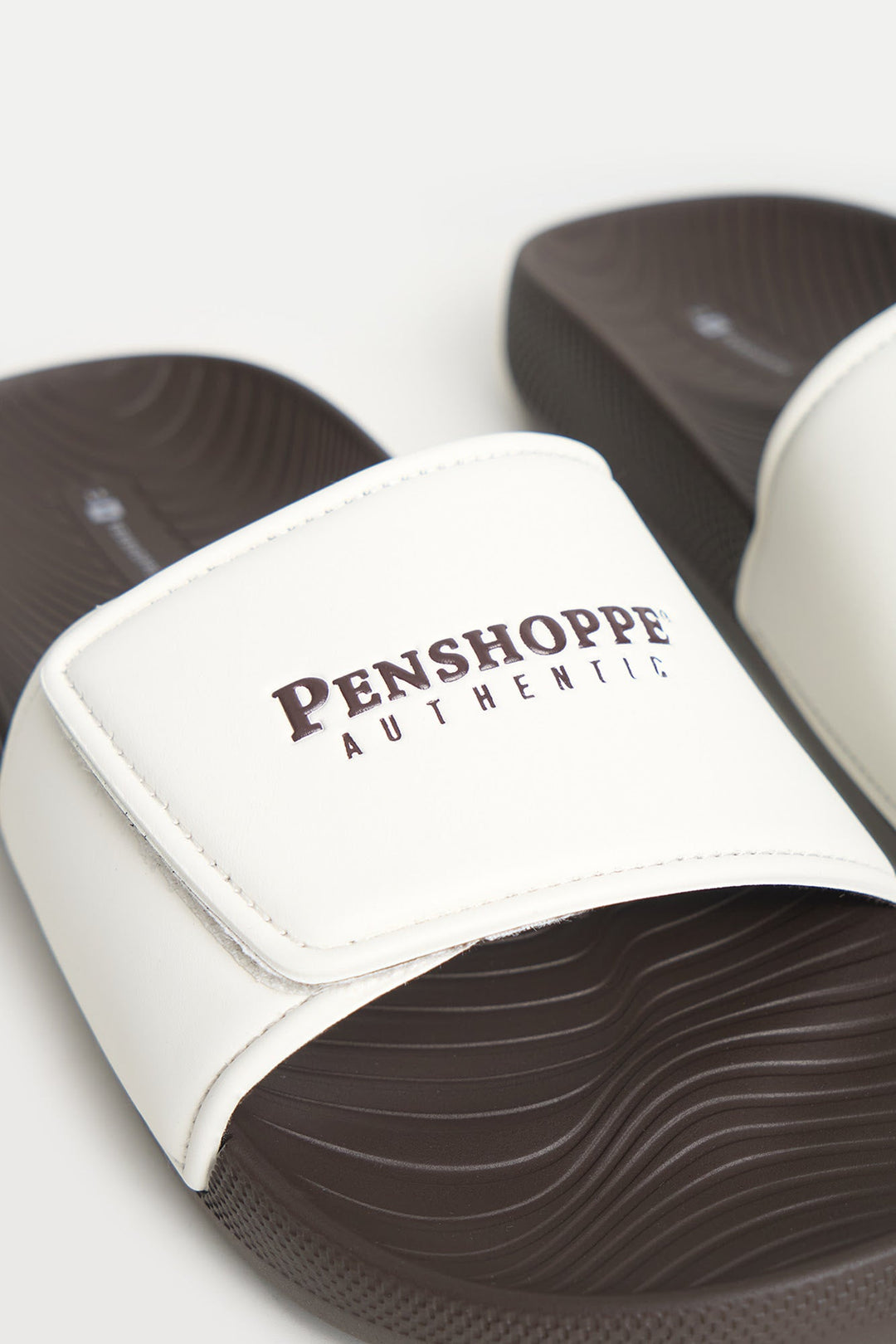 Men's Two-Toned Soft Sole Slides with Debossed Branding