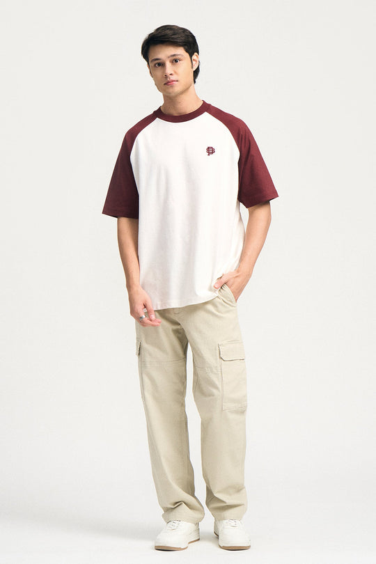 Straight Fit Cargo Canvas Pants
