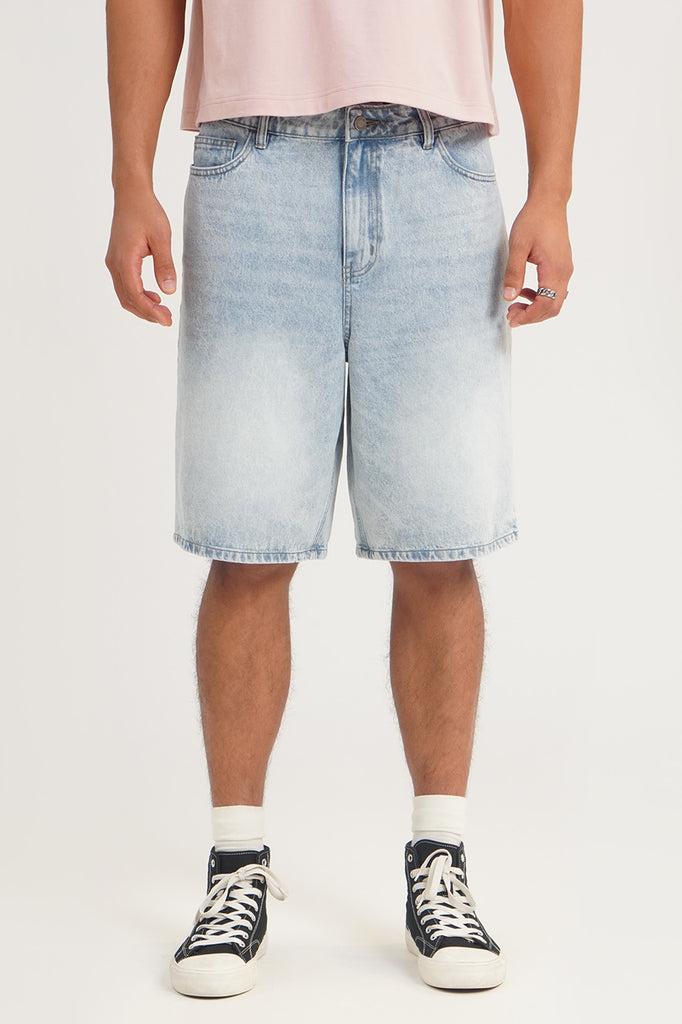 Baggy Fit Denim Shorts – PENSHOPPE