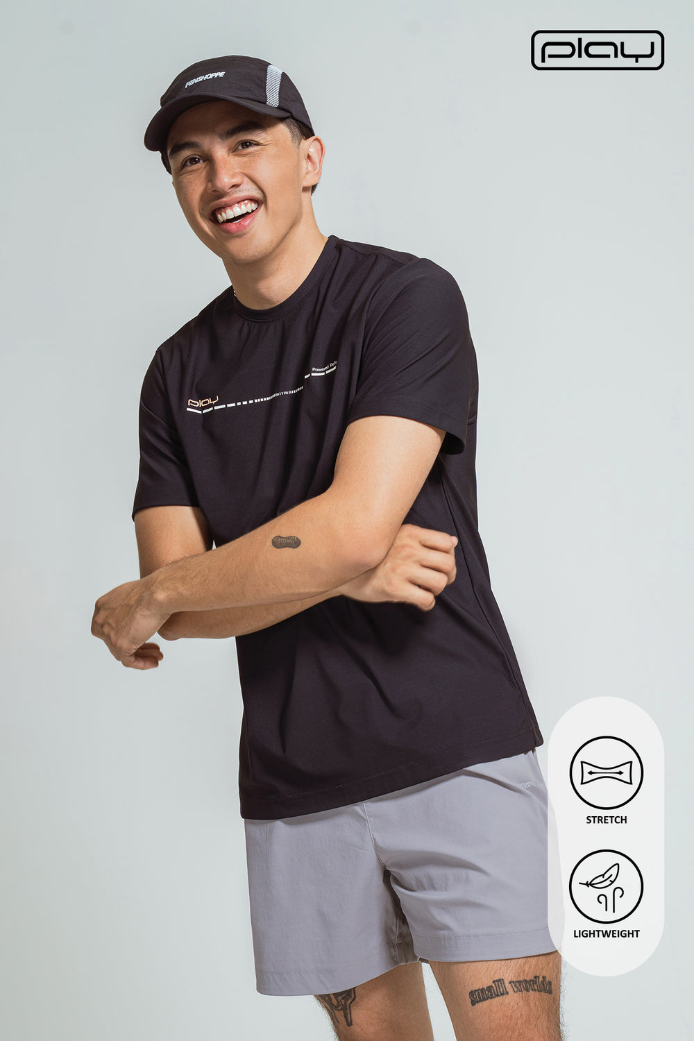 Penshoppe Play Trainers Shorts with Compression