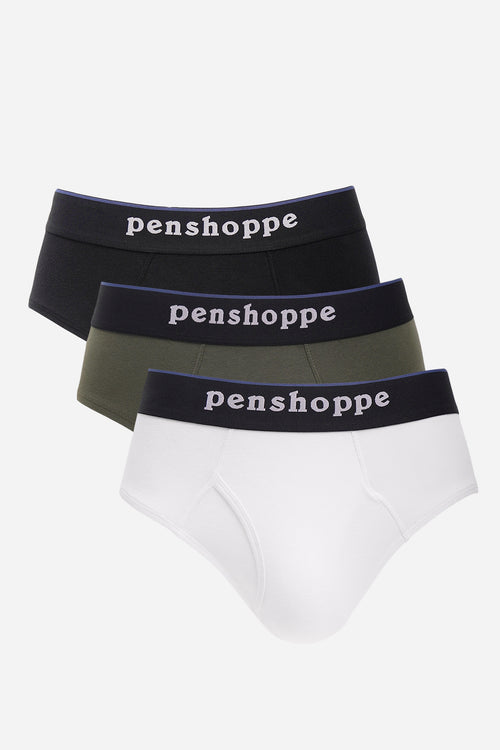 Penshoppe Core Men's 3 in 1 Bundle Classic Brief