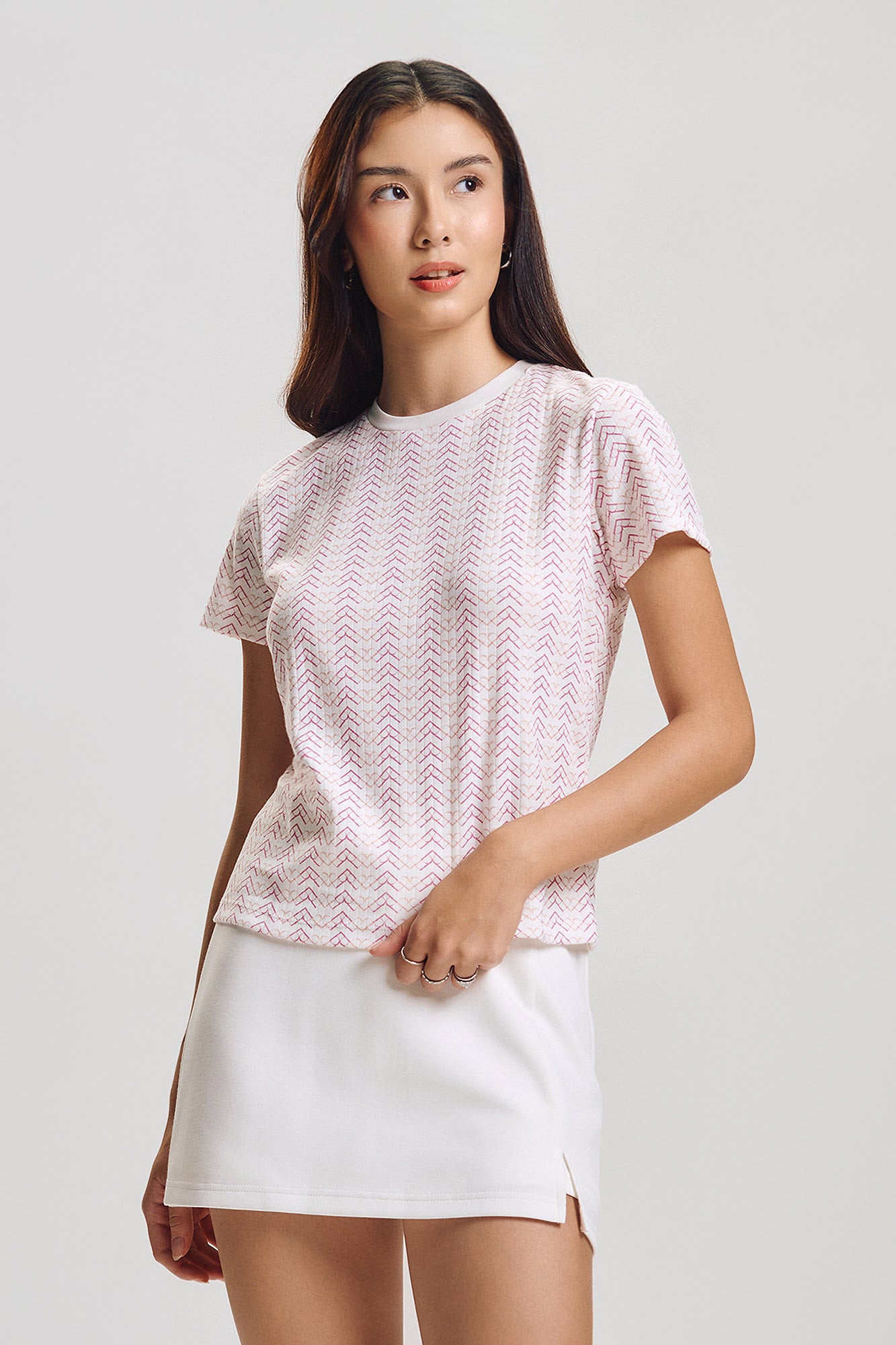 Heart Monogram Regular Fit Knit Top – PENSHOPPE