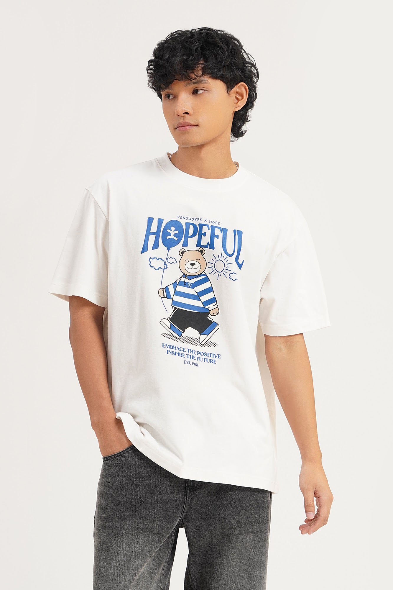 PENSHOPPE X HOPE Crew Relaxed Fit Graphic T-Shirt