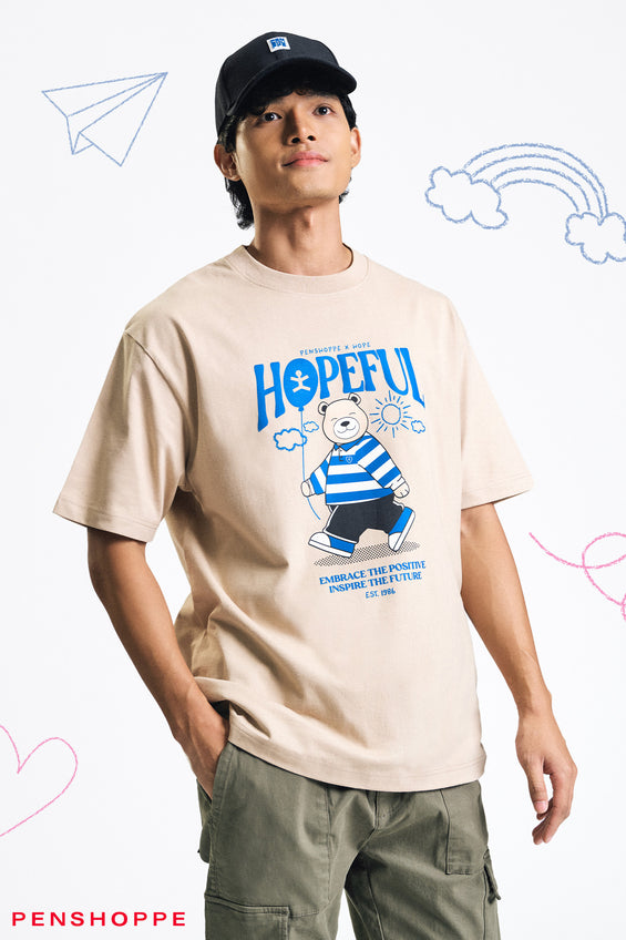 PENSHOPPE X HOPE Crew Relaxed Fit Graphic T-Shirt
