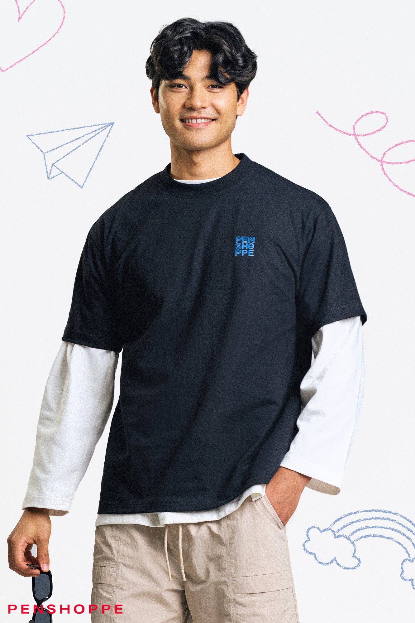 PENSHOPPE X HOPE Relaxed Fit Graphic T-Shirt