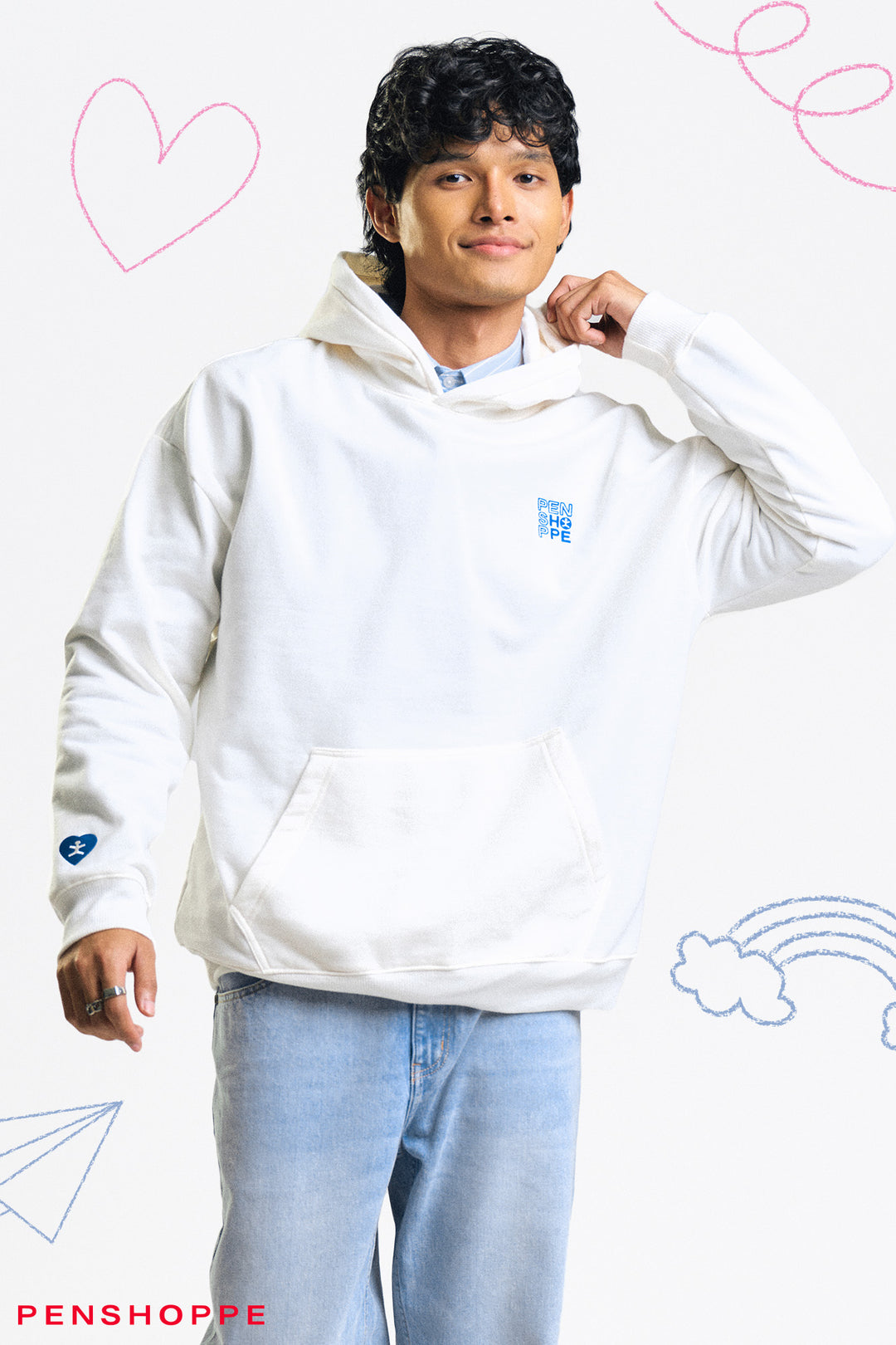 Shop Penshoppe Penshoppe Jacket Hoodie Mens Essentials Relaxed