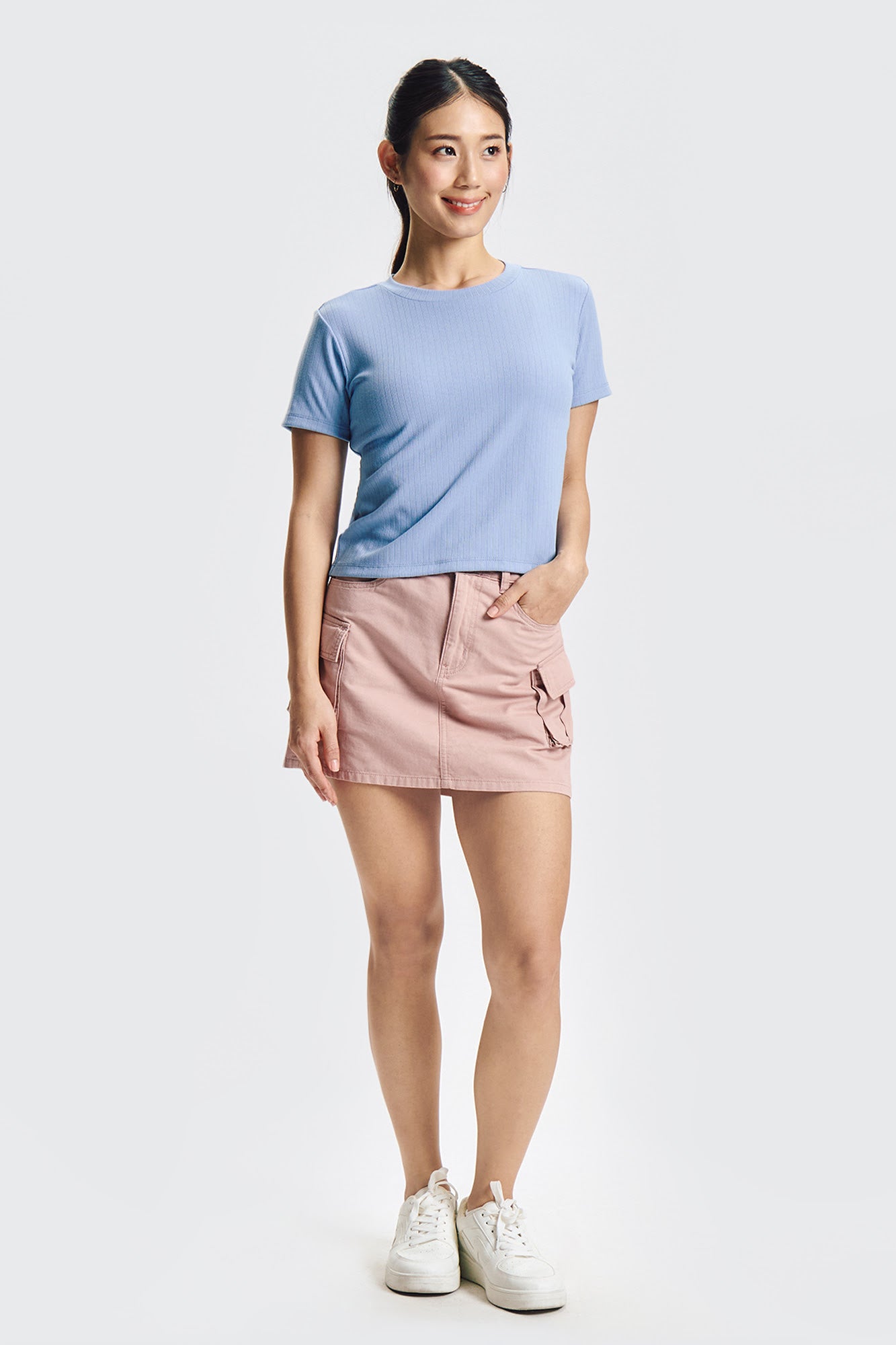 Essentials Textured Slim Top