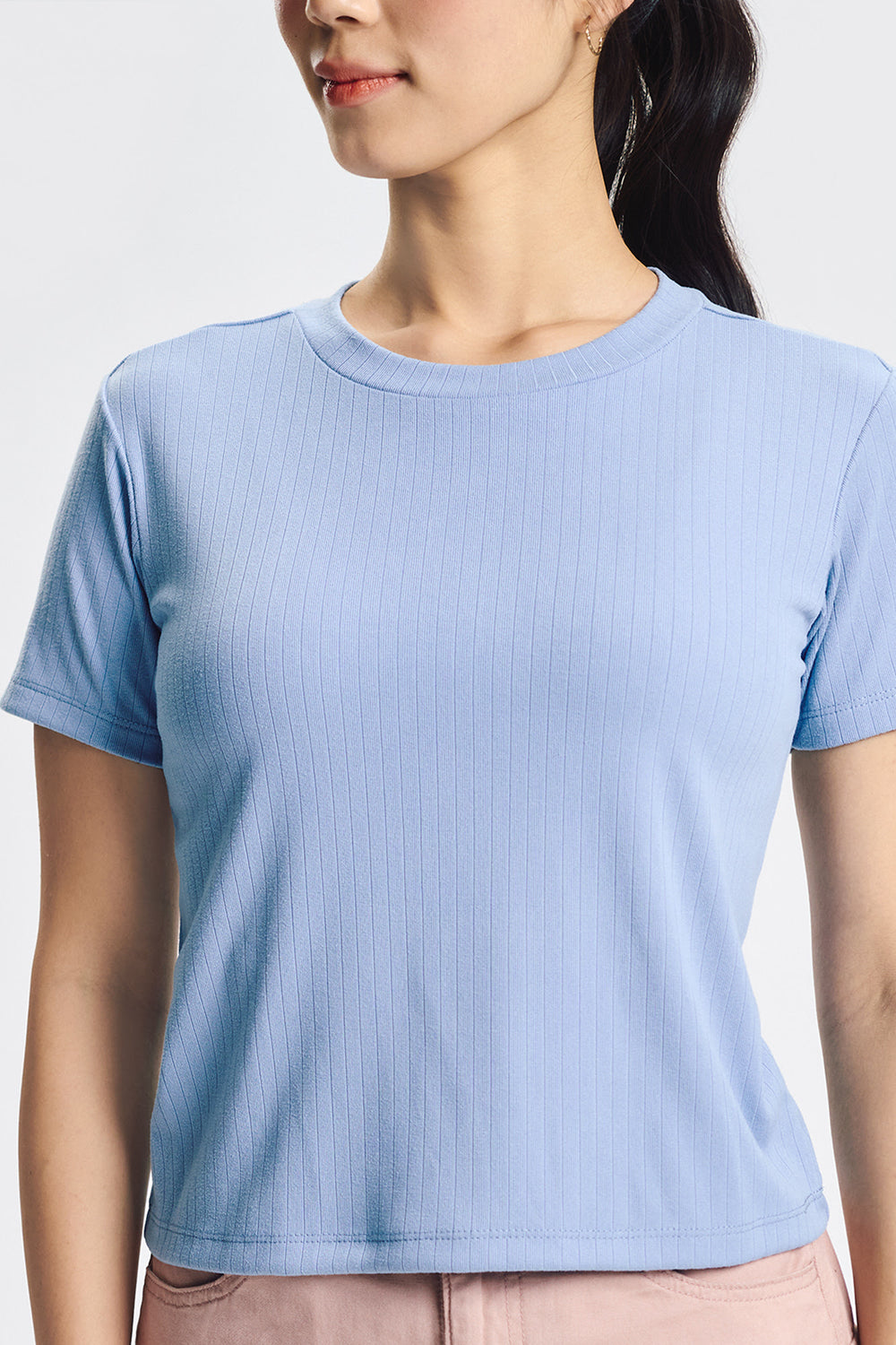 Essentials Textured Slim Top