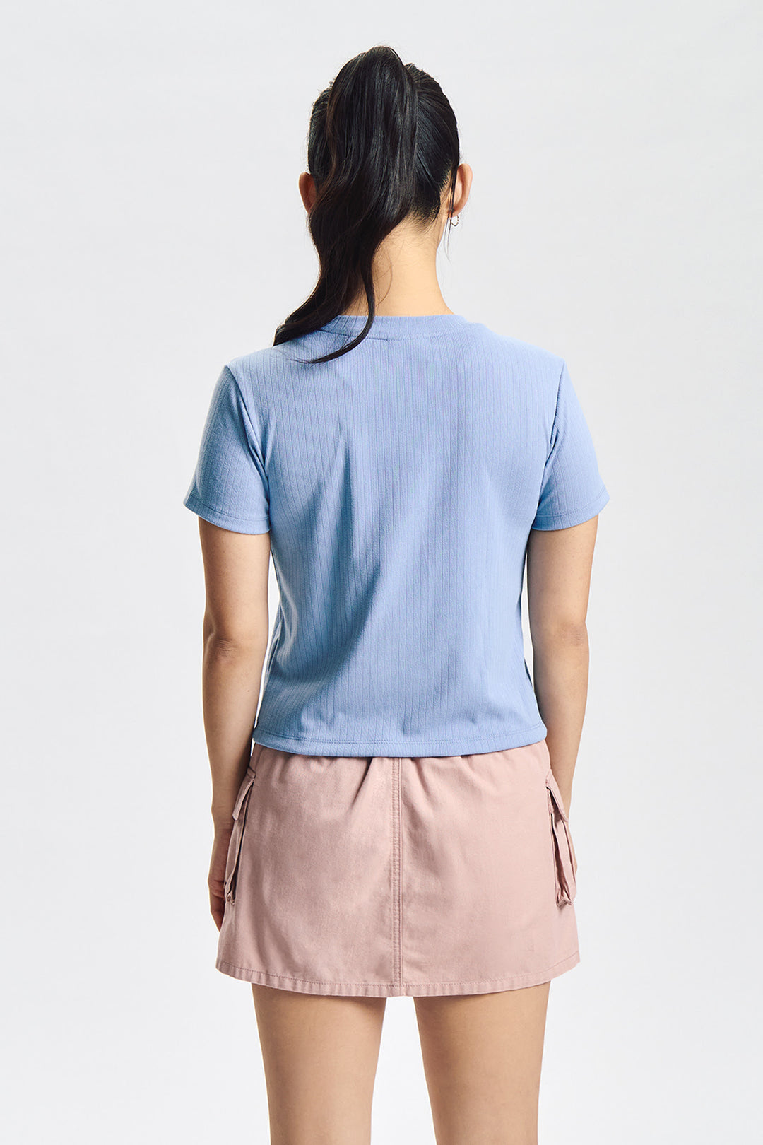 Essentials Textured Slim Top