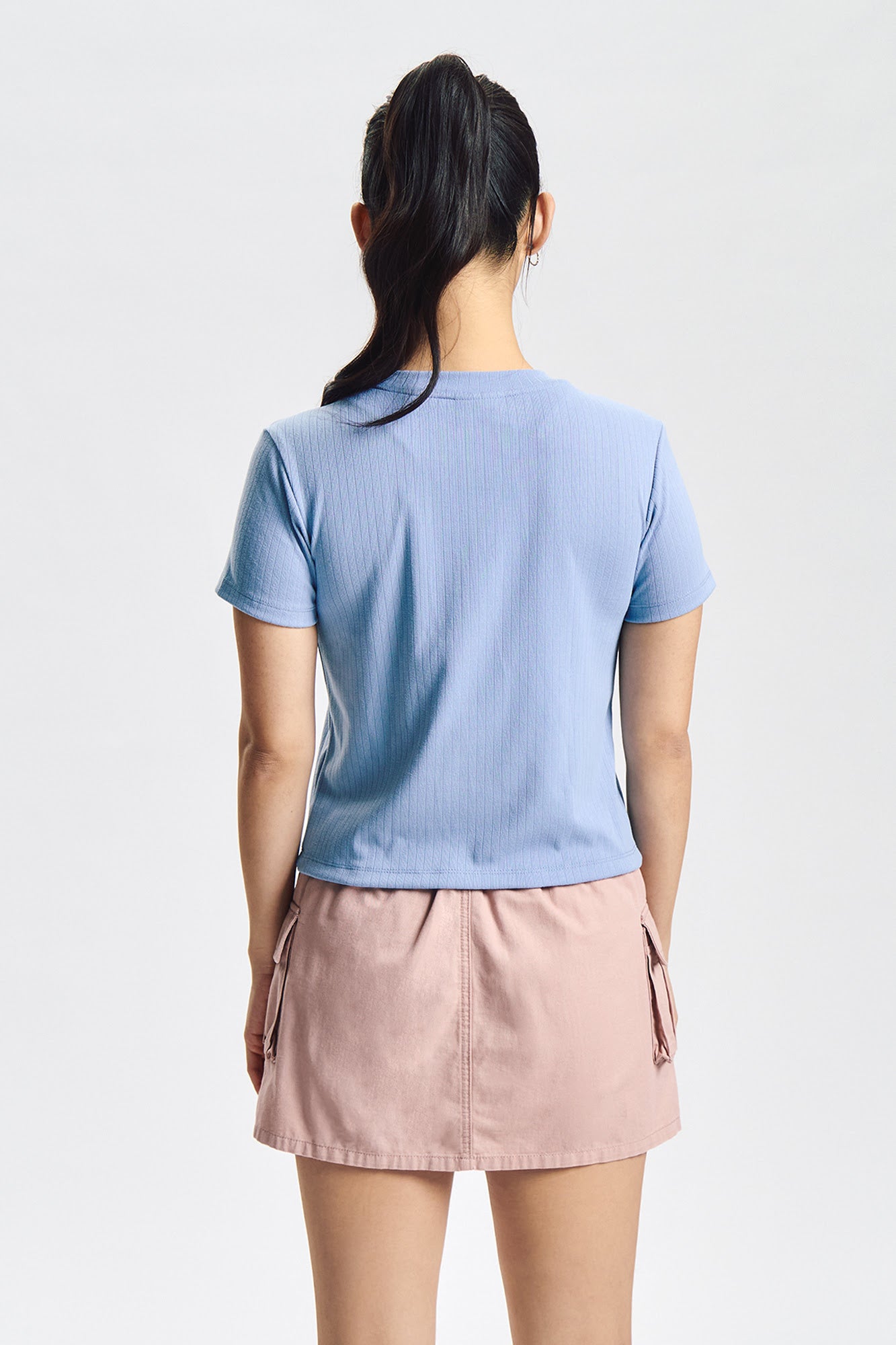Essentials Textured Slim Top