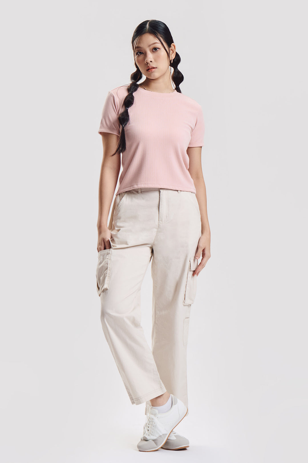 Essentials Textured Slim Top